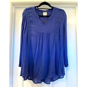 St.John’s Bay navy blue blouse